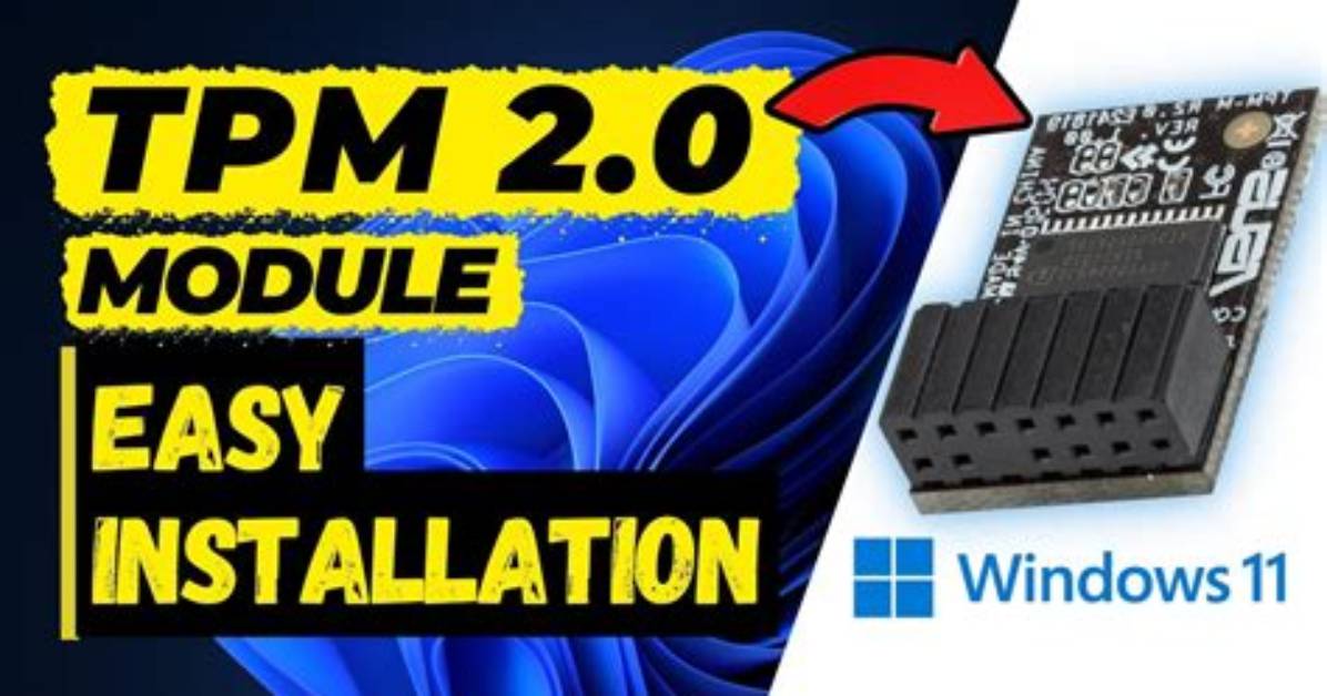 How Do I Install Tpm on Windows 10?