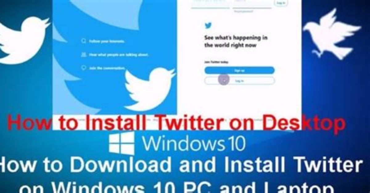 How Do I Install Twitter?