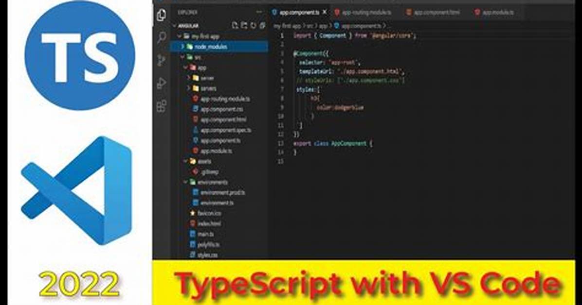 How Do I Install Typescript in Visual Studio