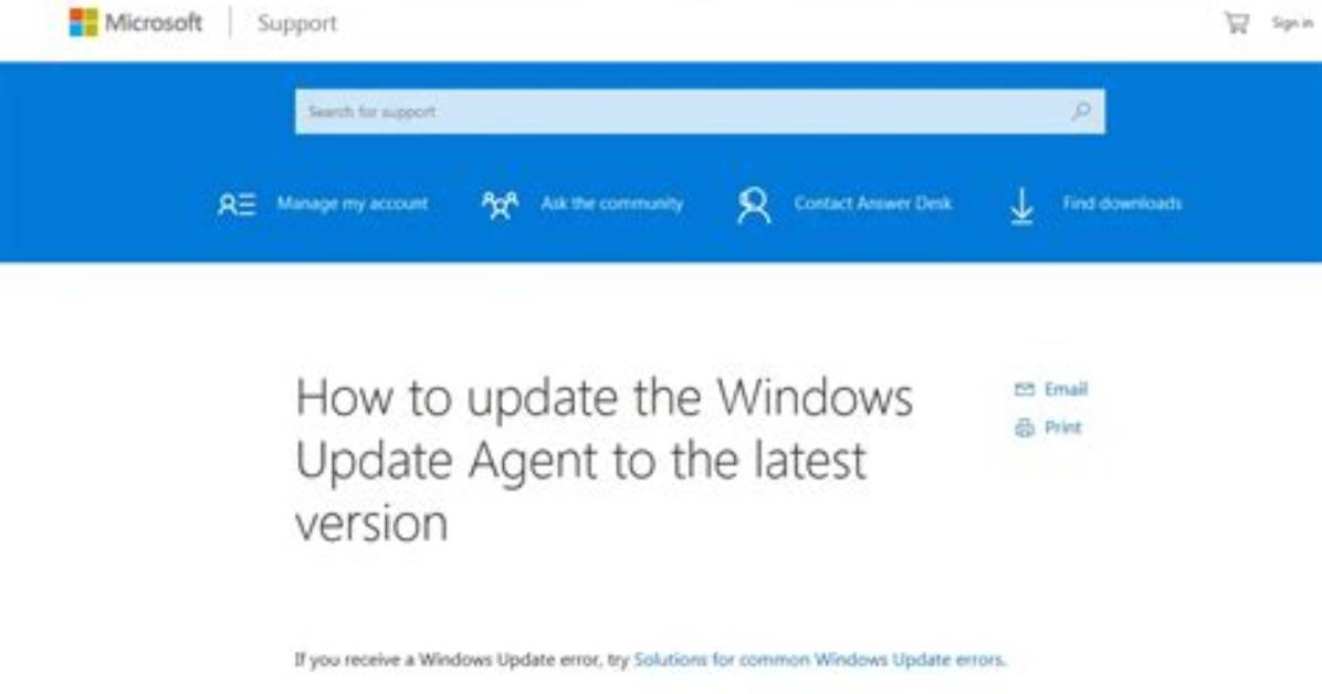 How Do I Install Windows Update Agent?