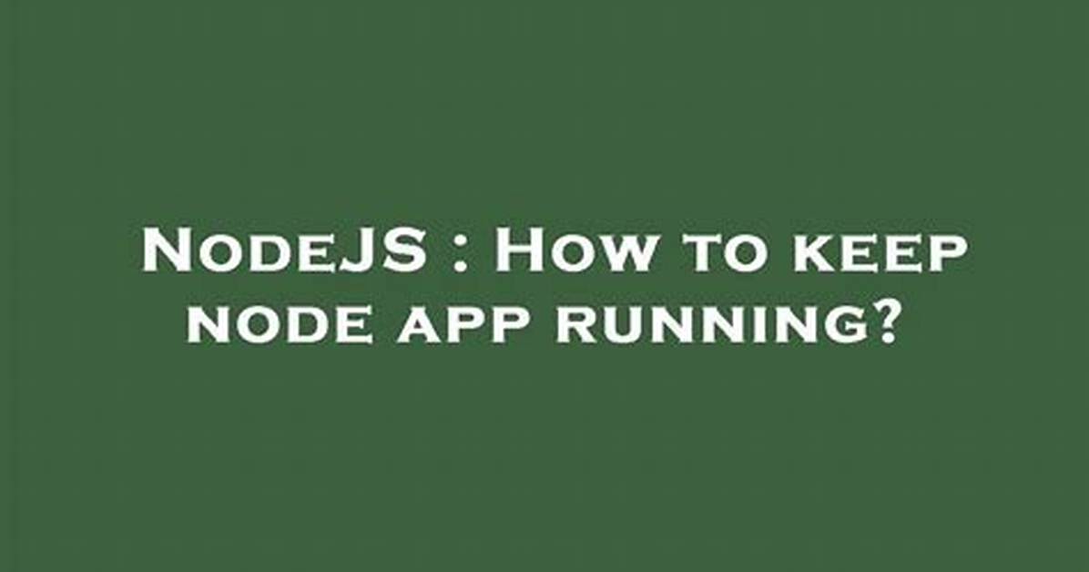 How Do I Keep a Process Running in Linux?