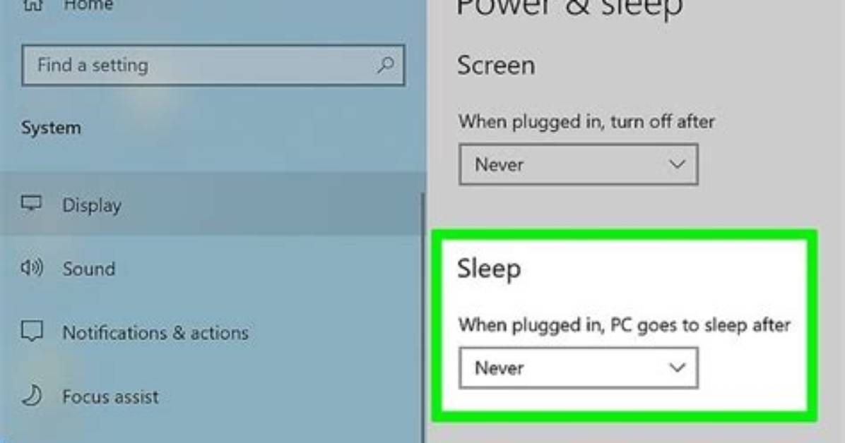 How Do I Keep My Computer Awake Windows 10?