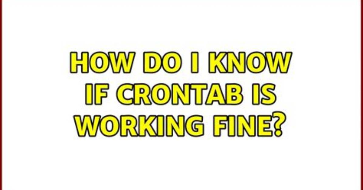 How Do I Know If Crontab Is Installed on Linux?