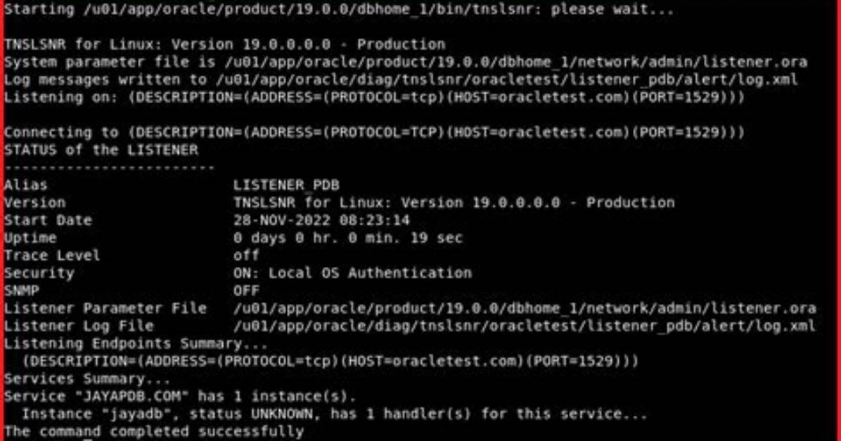 How Do I Know If Oracle Listener Is Running on Linux?