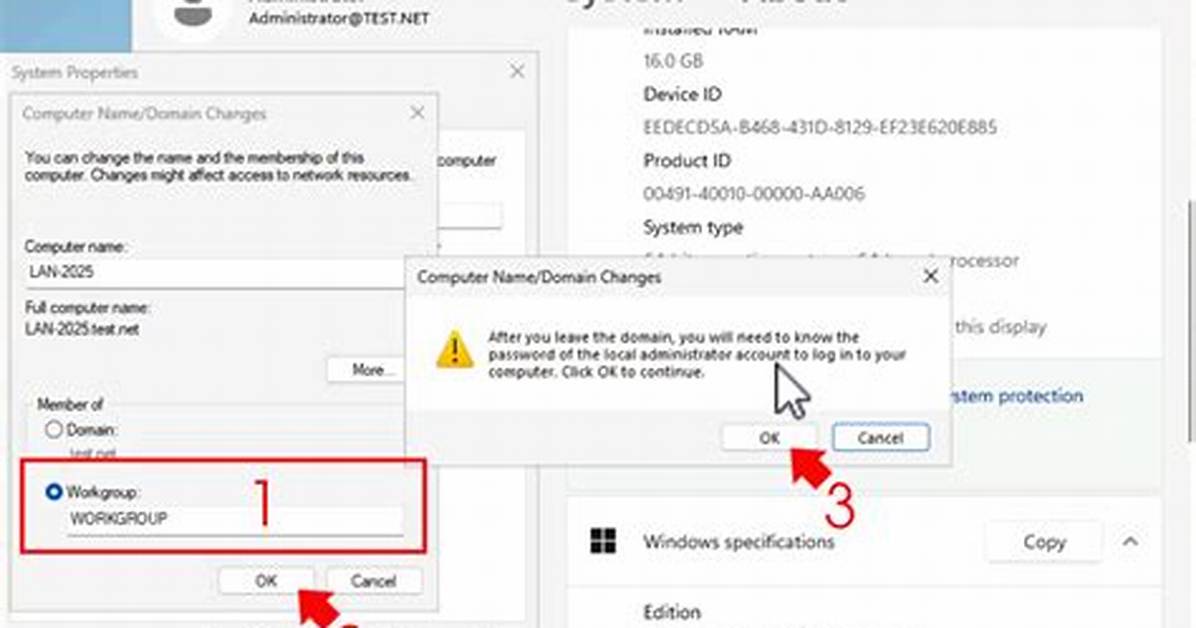 How Do I Leave a Workgroup in Windows 10?
