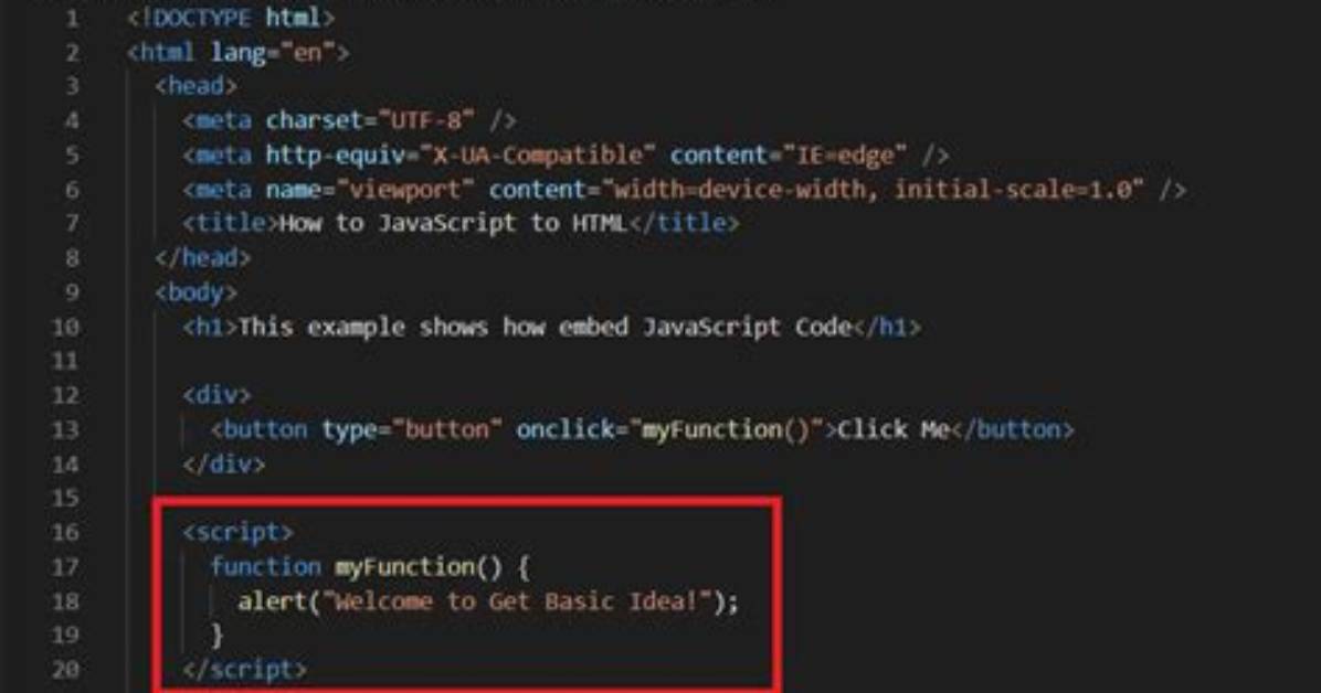 How Do I Link a Javascript File to a Html File?