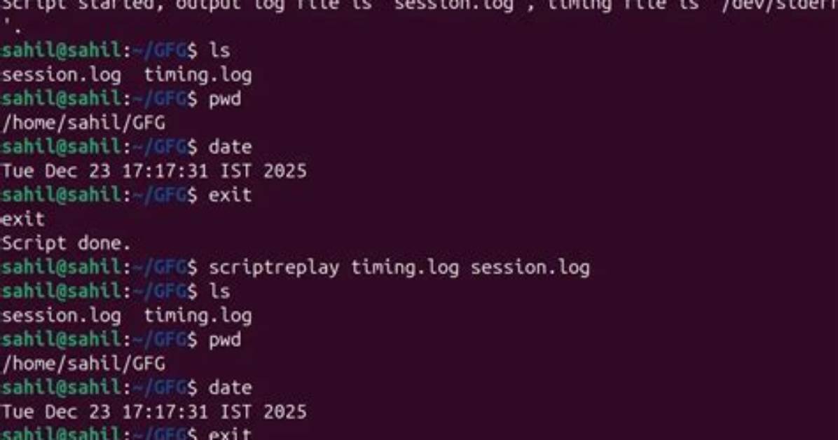 How Do I Log a Terminal Session in Linux?