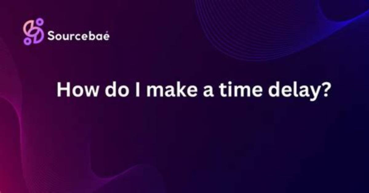 How Do I Make a Delay in Java?