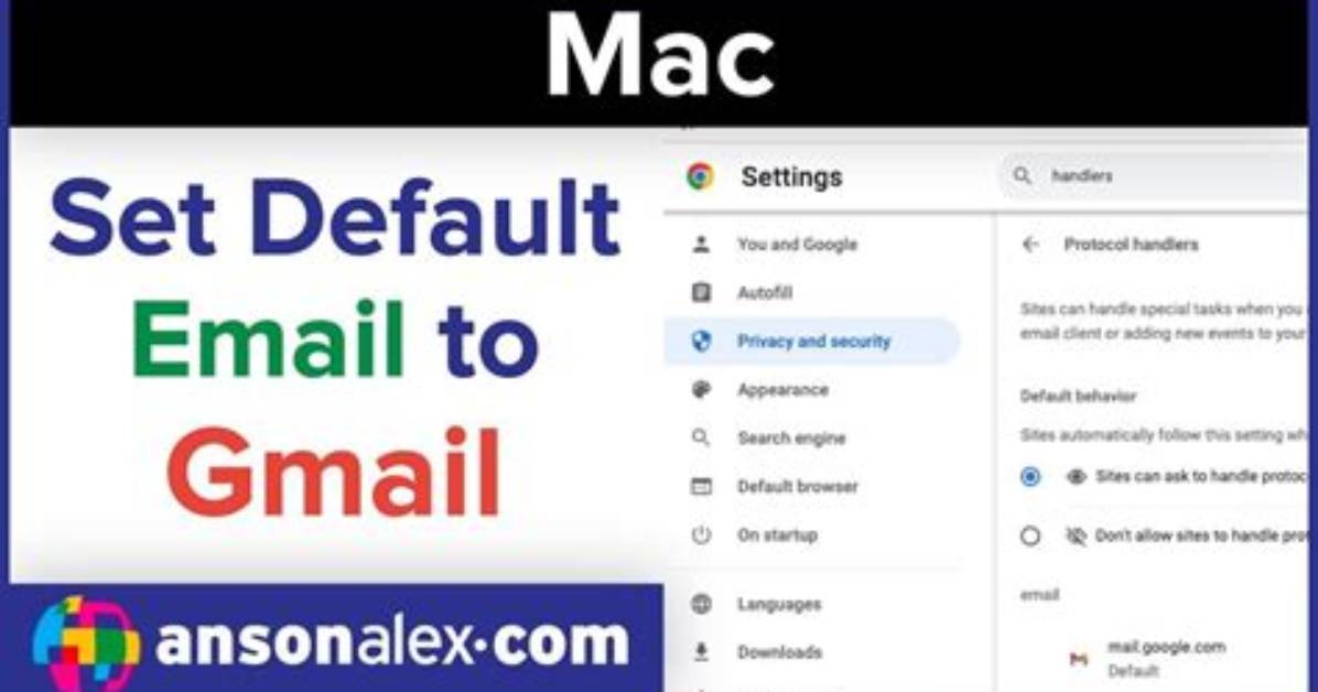 How Do I Make Gmail My Default Email in Windows 7?