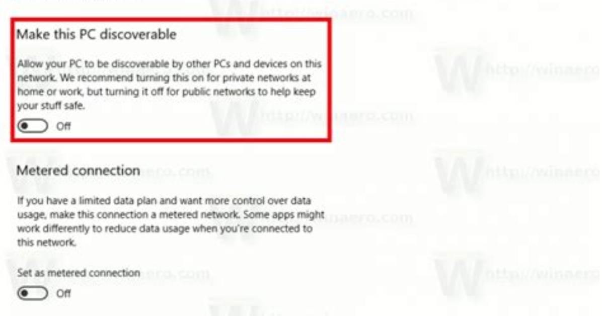How Do I Make My Computer Discoverable Windows 10?