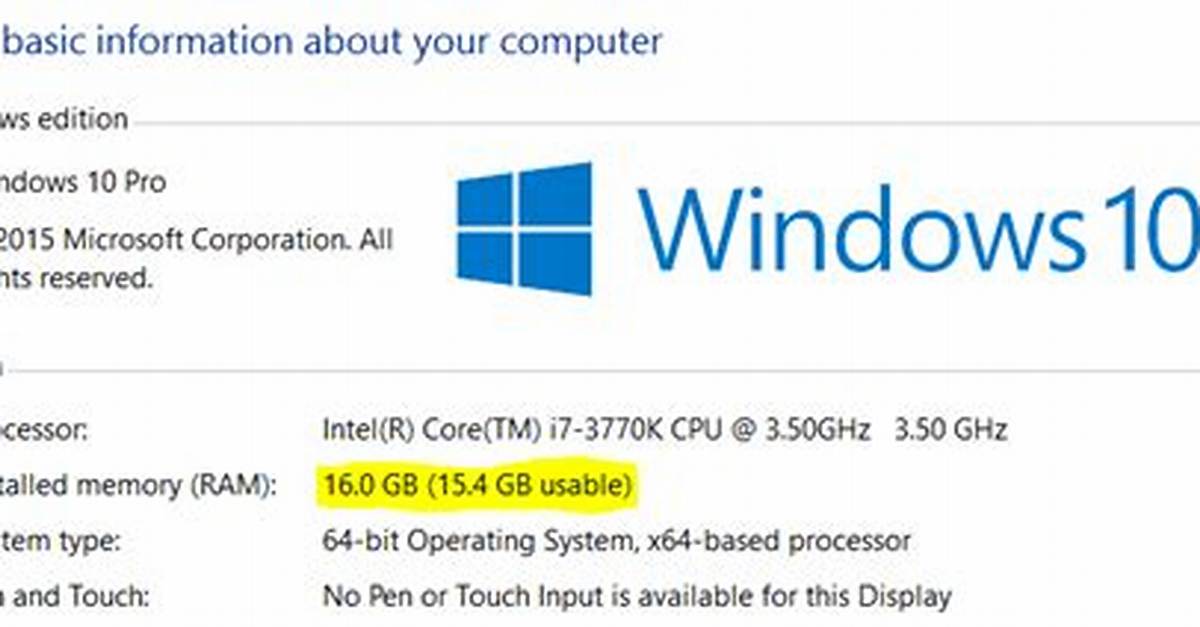 How Do I Make My Ram Usable Windows 10 64 Bit?