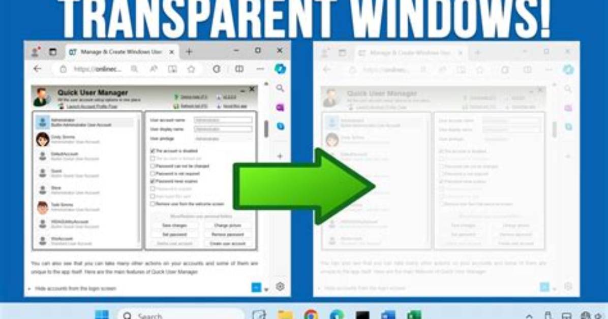 How Do I Make Windows Transparent in Ubuntu?