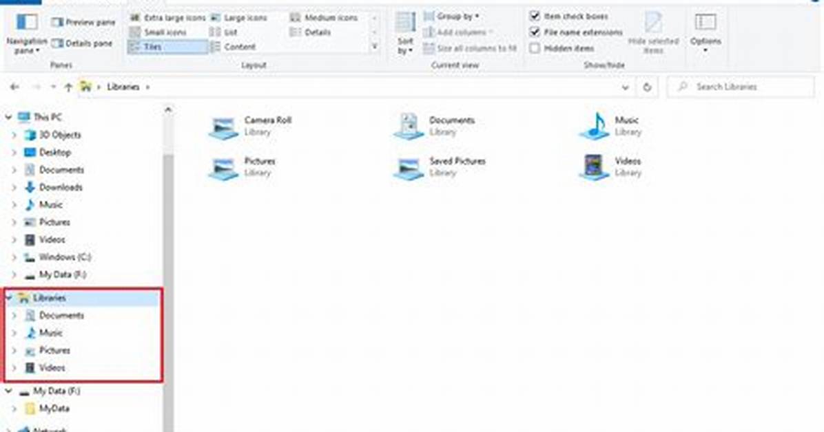 How Do I Manage Libraries in Windows 10?