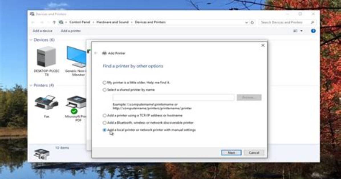 How Do I Manually Add a Printer to Windows 10?