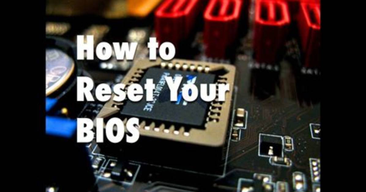 How Do I Manually Reset Bios?