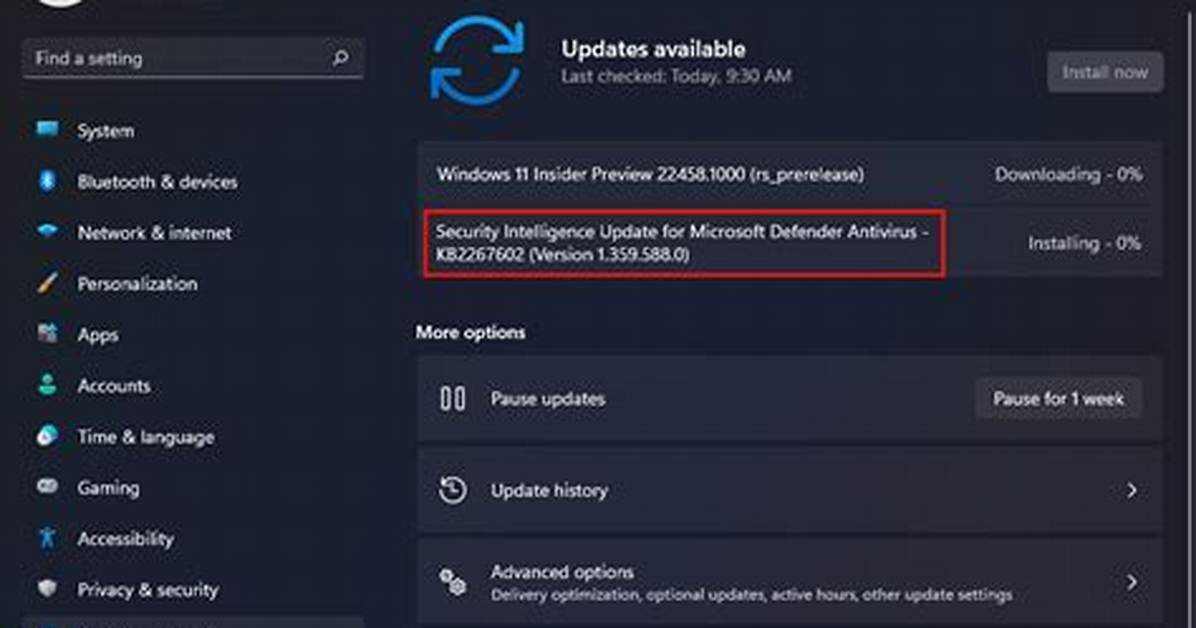 How Do I Manually Update Windows Defender Antivirus?