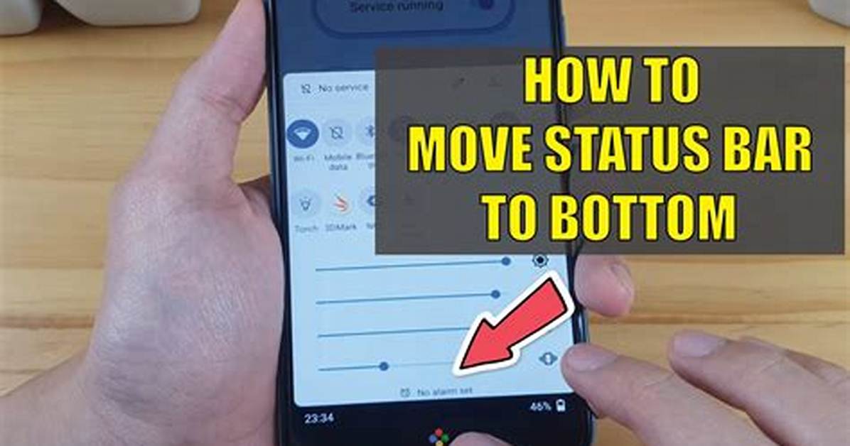 How Do I Move the Status Bar Icons on Android?