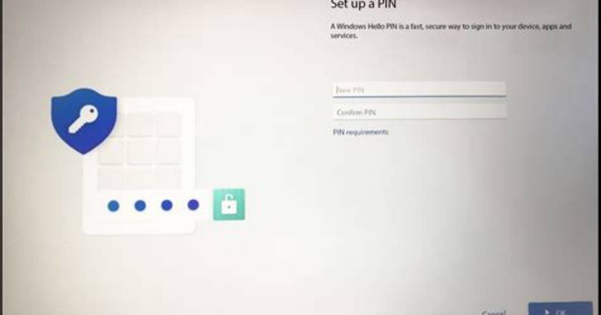 How Do I Not Setup a Pin in Windows 10?