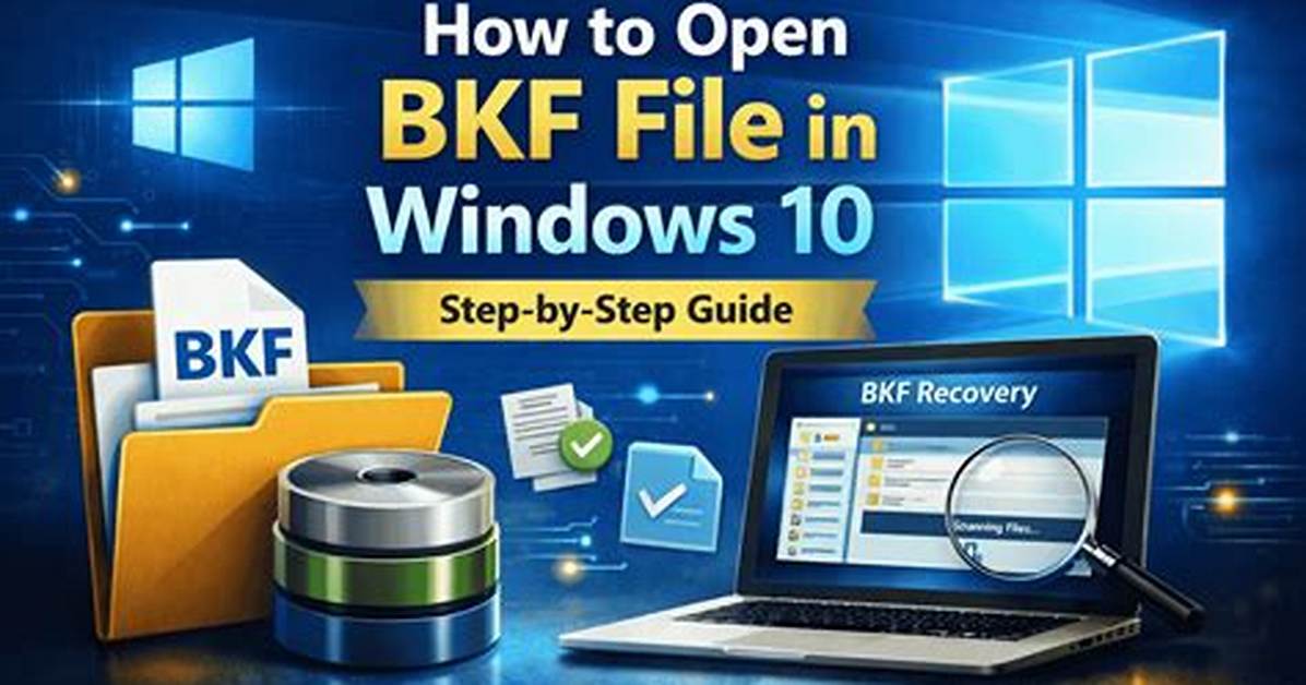 How Do I Open a Bkf File in Windows 10?