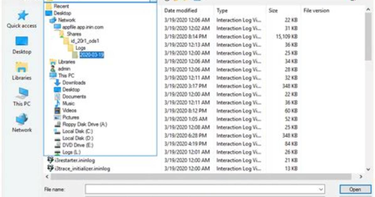 How Do I Open a Log File in Unix?