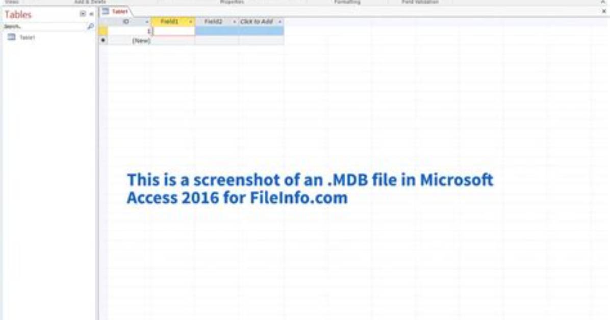How Do I Open a Mdb File in Excel?