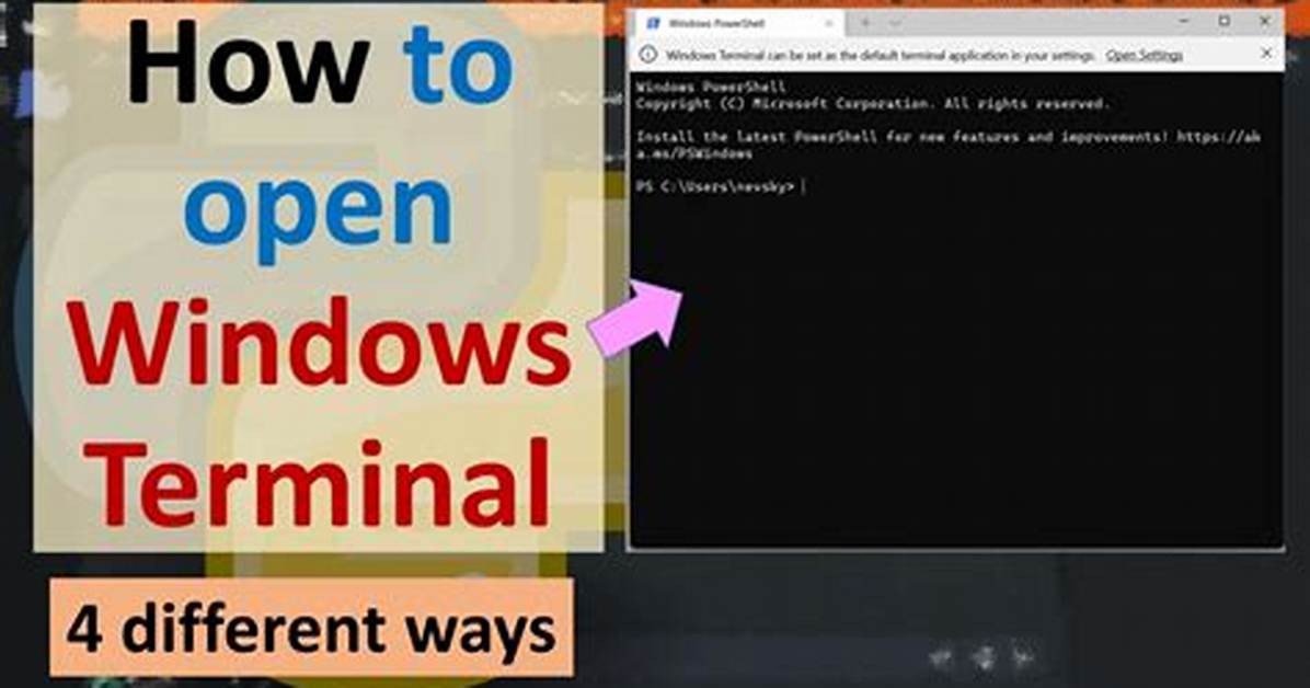 How Do I Open a Terminal Window in Unix?