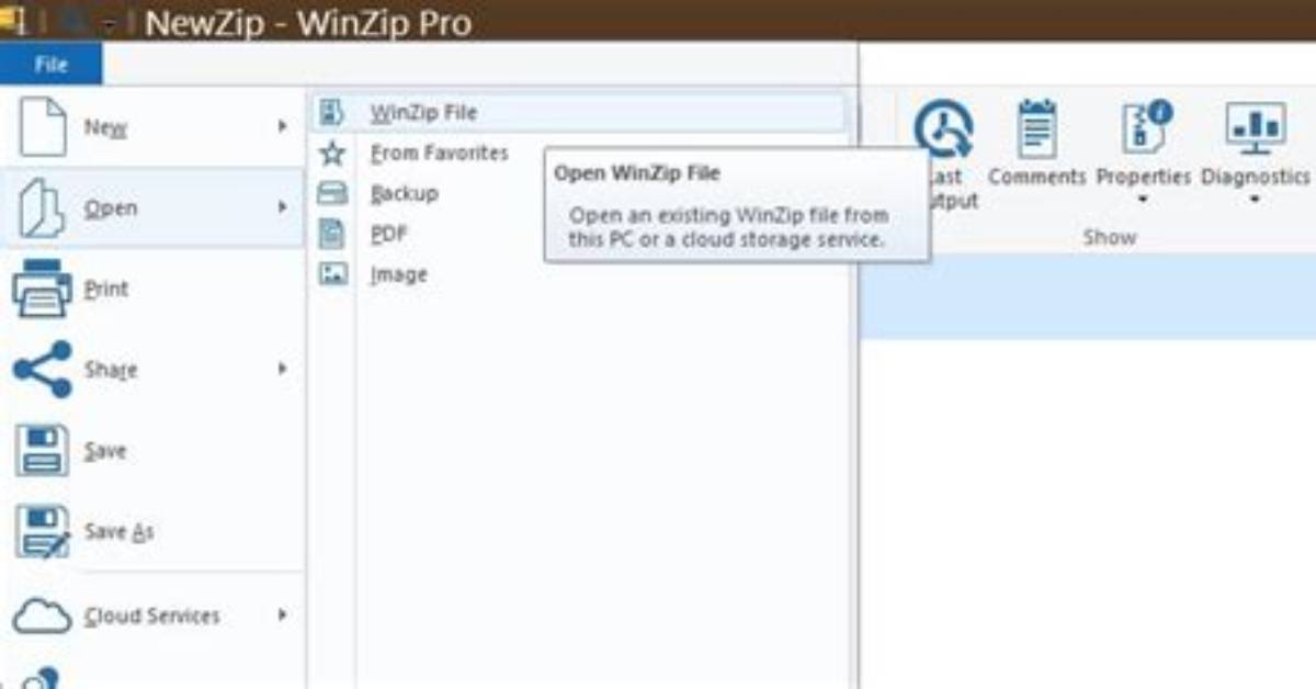 How Do I Open a Winzip File in Windows 10?