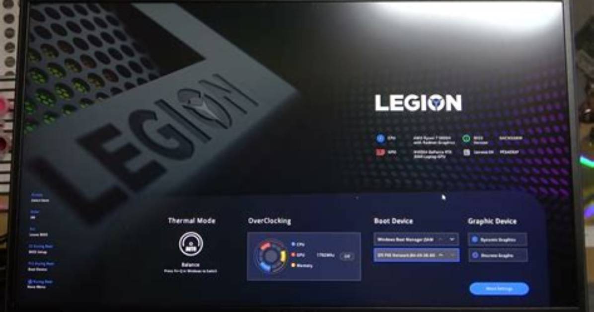 How Do I Open Legion Bios?