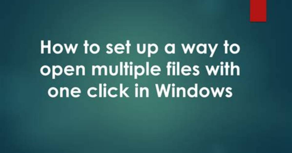 How Do I Open Multiple Files in Unix?