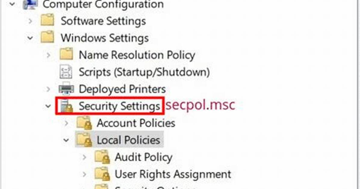 How Do I Open Secpol Msc in Windows 10 Home?