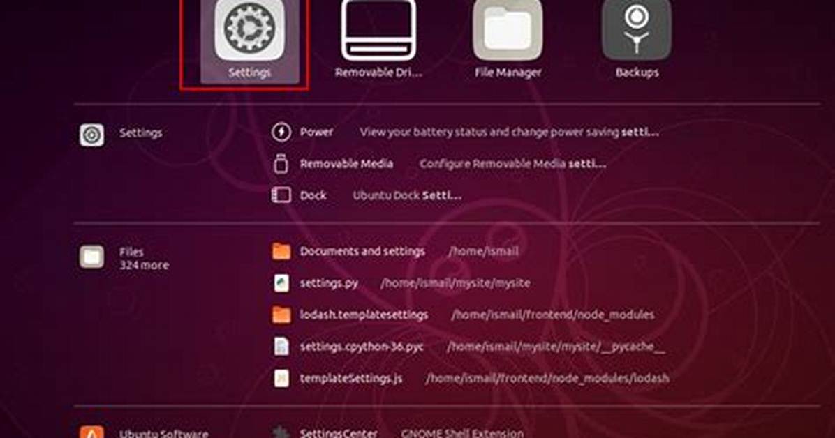 How Do I Open Settings in Ubuntu?