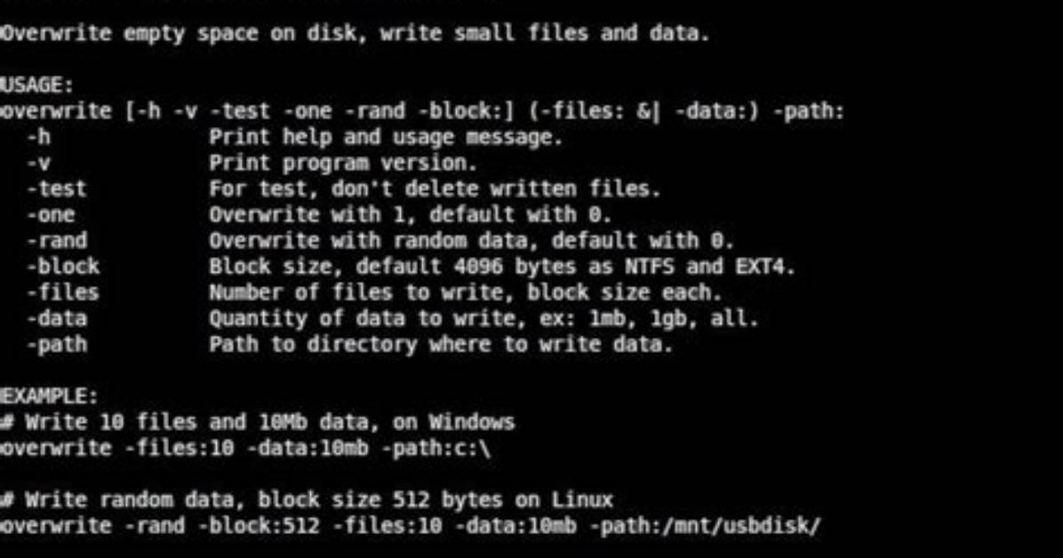 How Do I Overwrite in Linux?