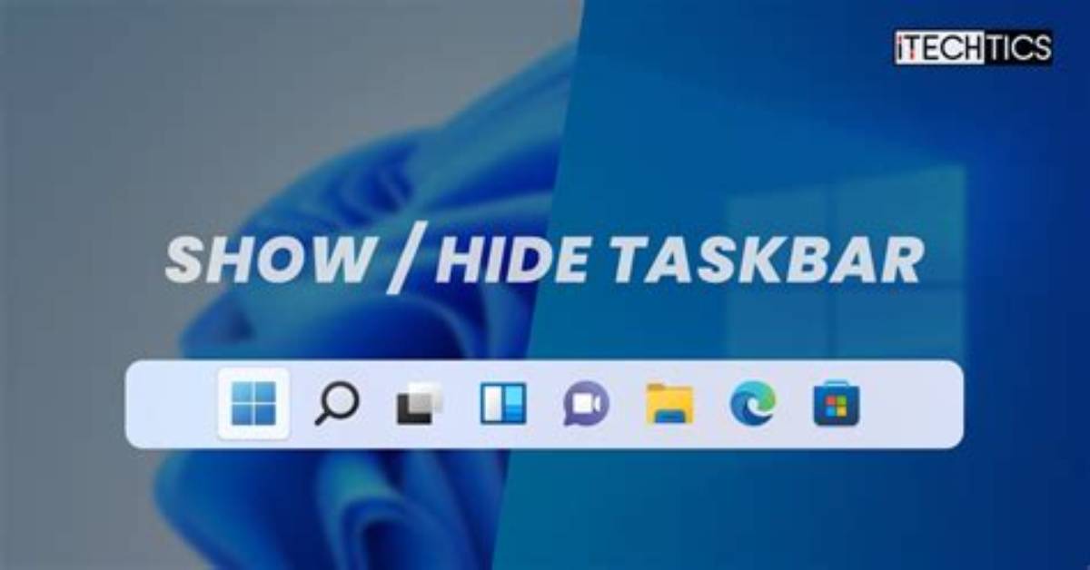 How Do I Permanently Hide My Taskbar Windows 10?
