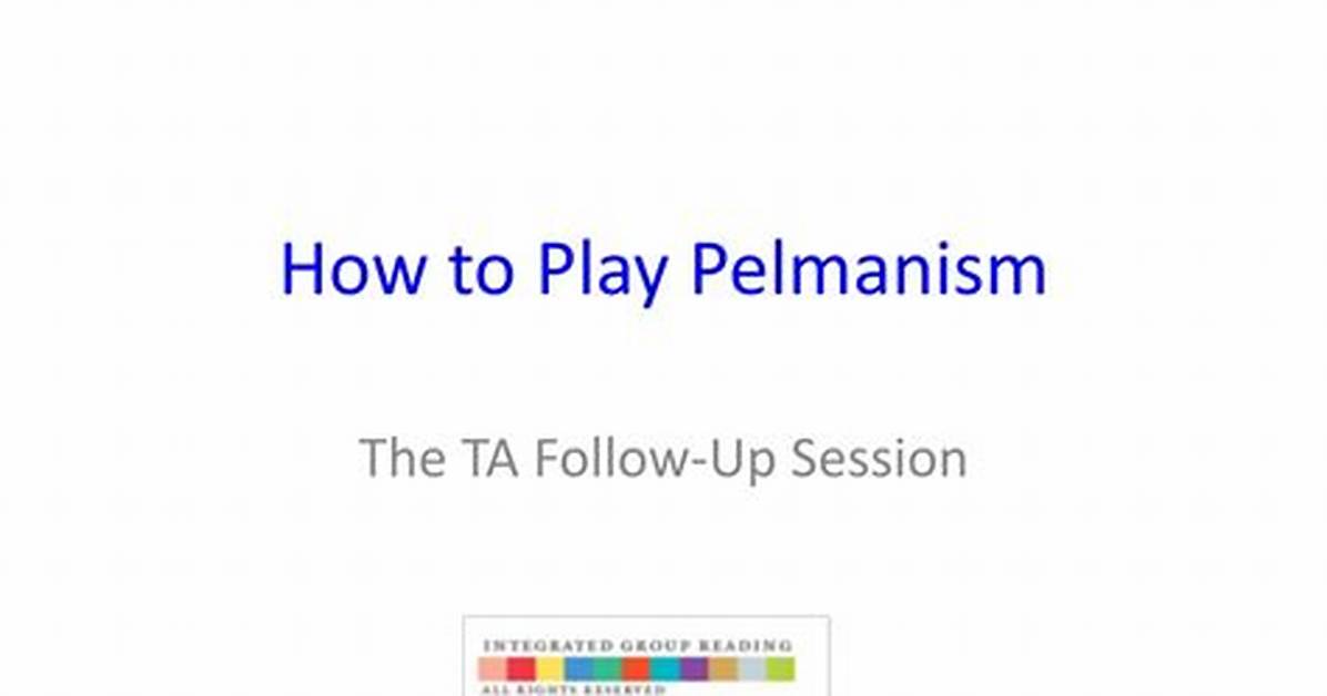 How Do I Play Pelmanism?