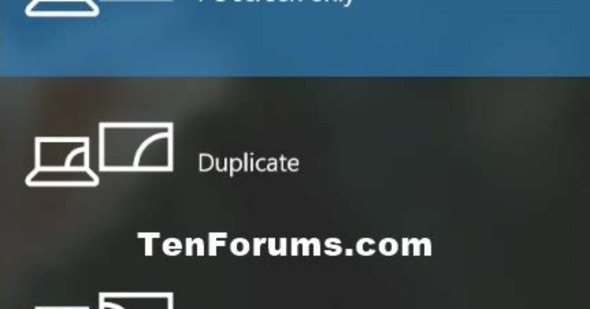How Do I Project Windows 10 to a Projector?