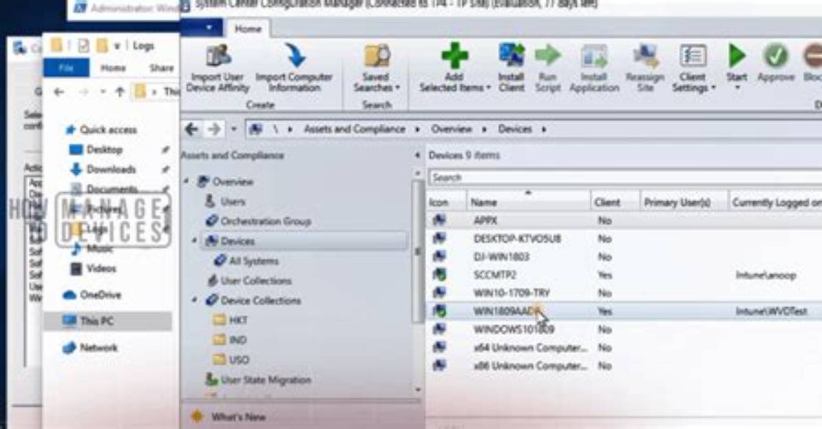 How Do I Push Sccm Client to Windows 10?