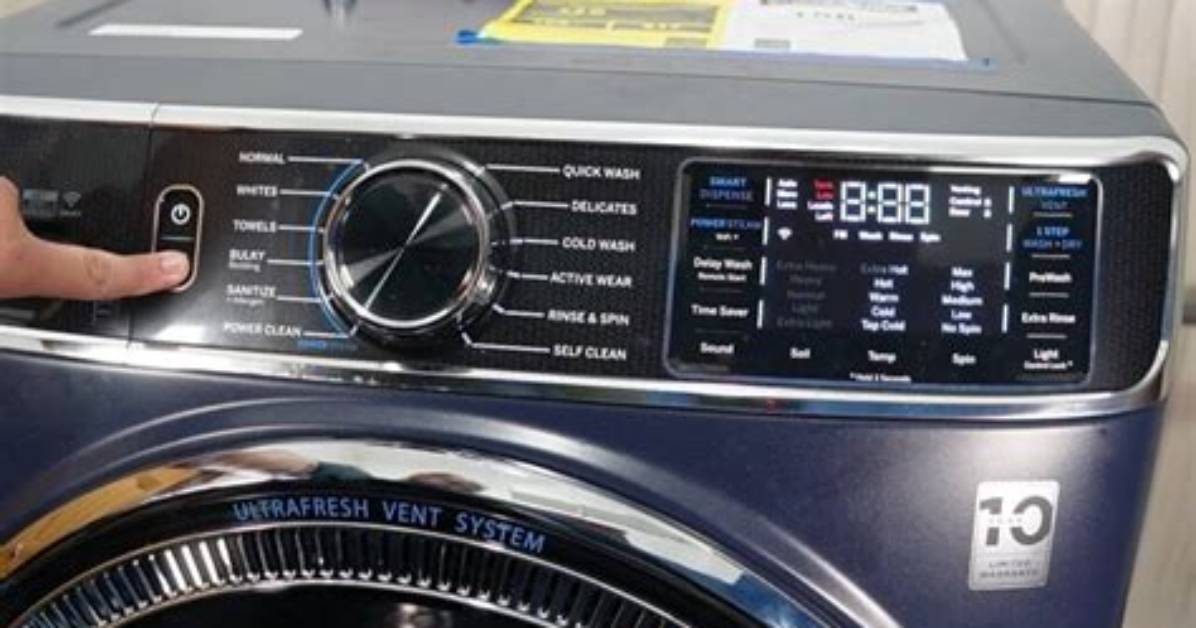 How Do I Put My Ge Front Load Washer into Service Mode