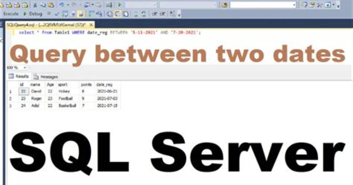 How Do I Query Between Two Dates Using Mysql?
