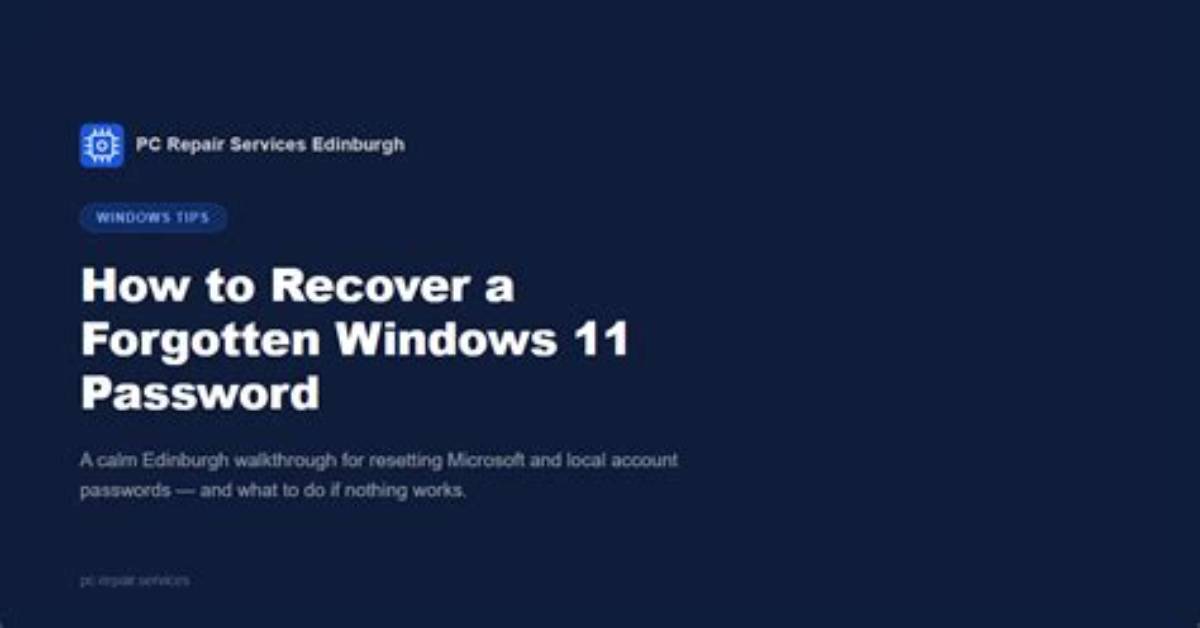 How Do I Recover a Forgotten Windows 7 Password?