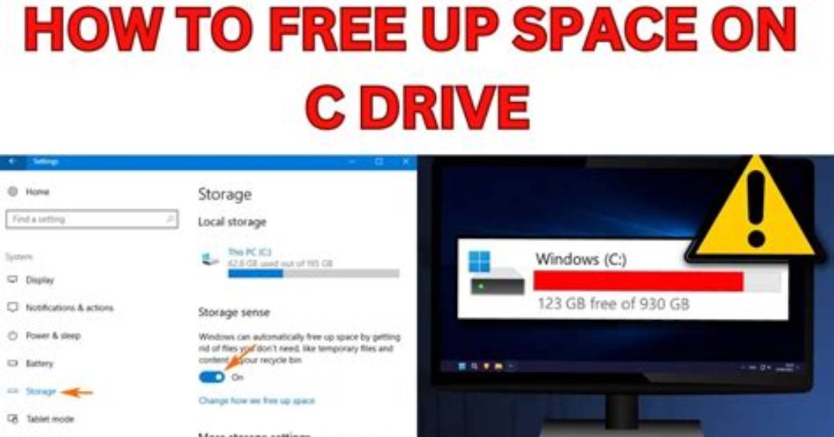 How Do I Reduce C Drive Space in Windows 7?