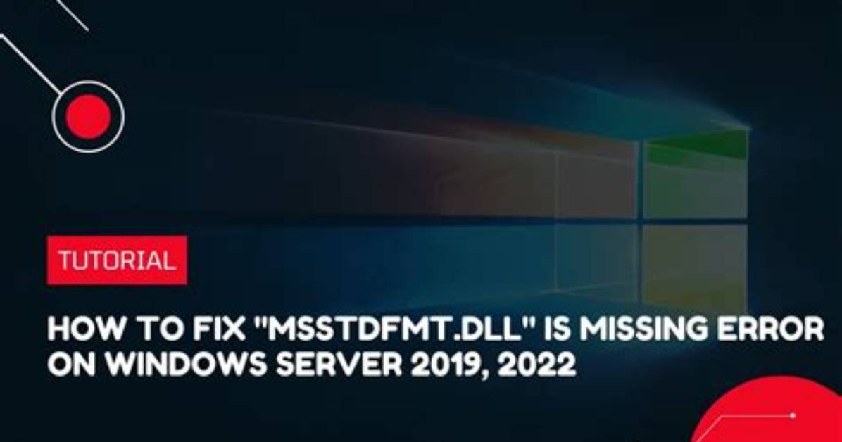 How Do I Register Msstdfmt Dll in Windows 10?