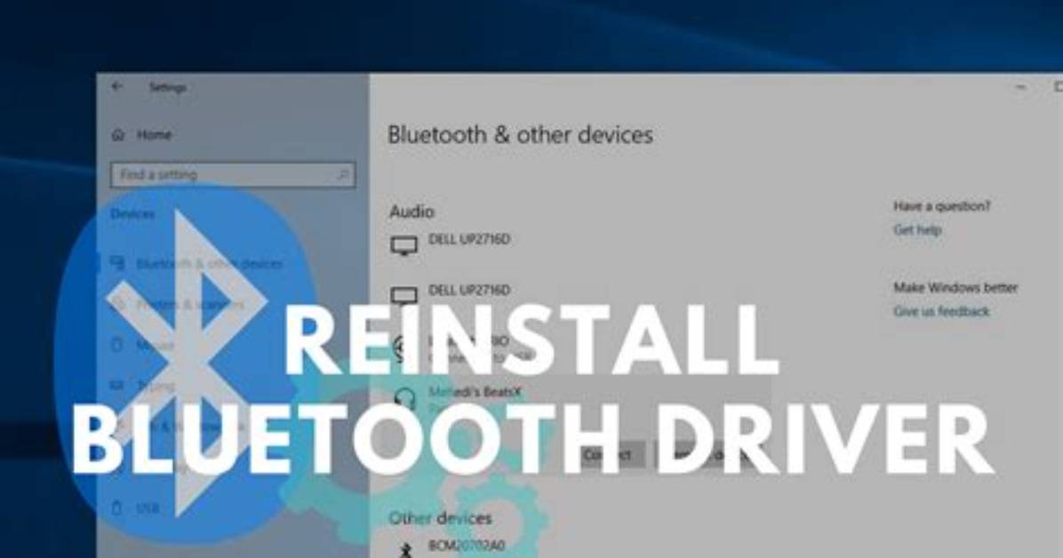 How Do I Reinstall Bluetooth Drivers on Android?