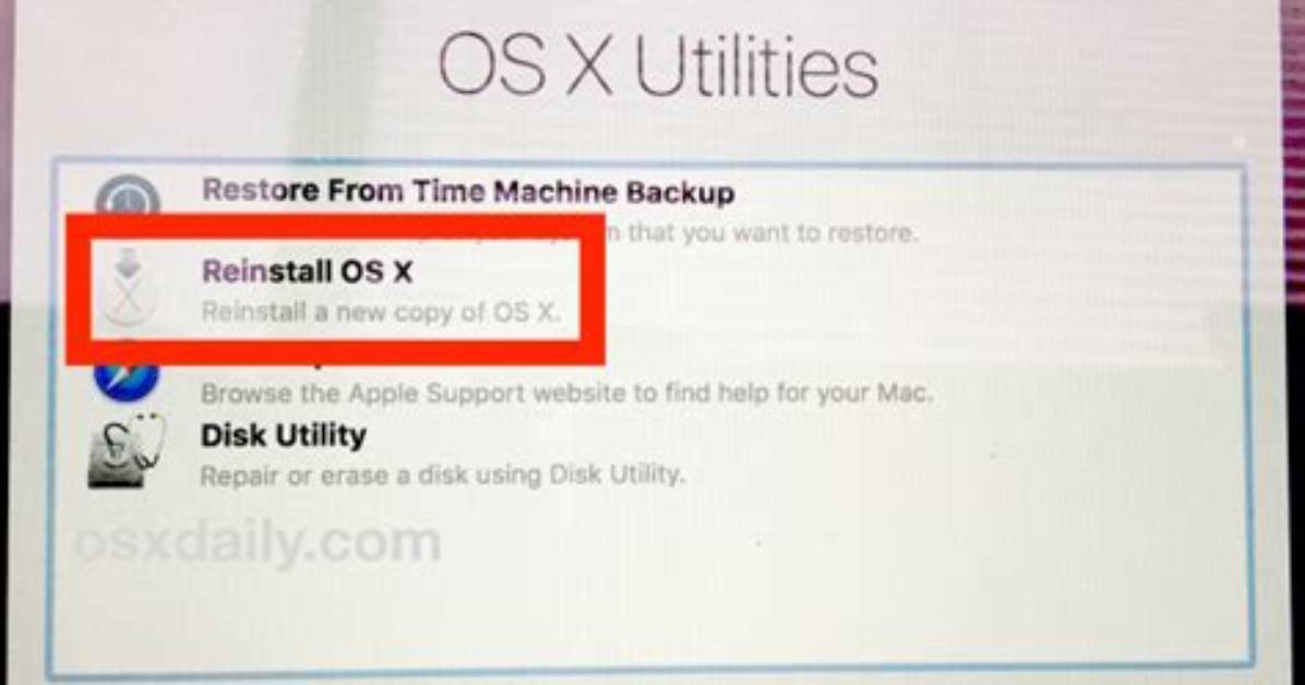 How Do I Reinstall Mac Os X?