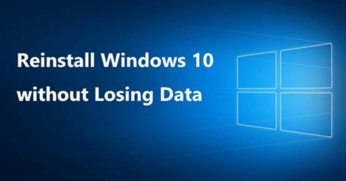 How Do I Reinstall Windows 10 Without a Password?