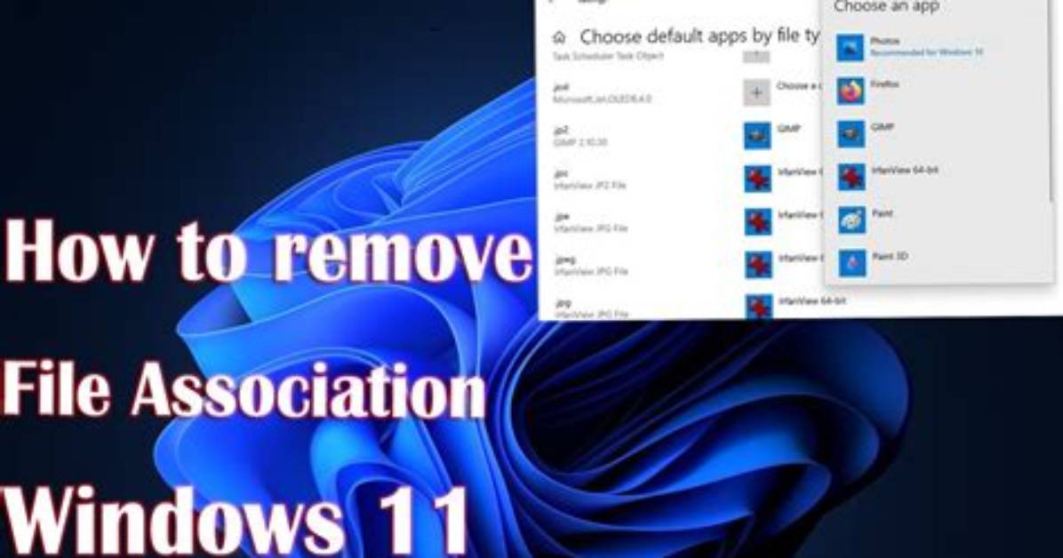 How Do I Remove a File Association in Windows 10?