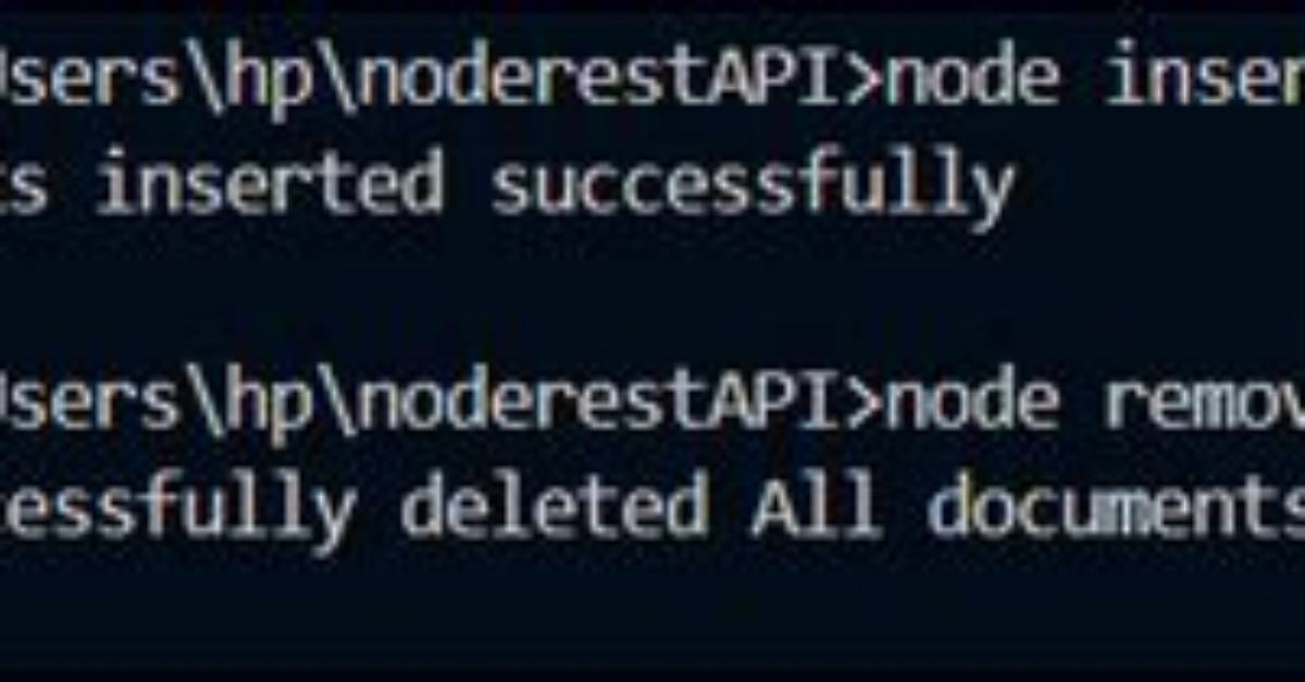 How Do I Remove Documents Using Node. Js Mongoose?