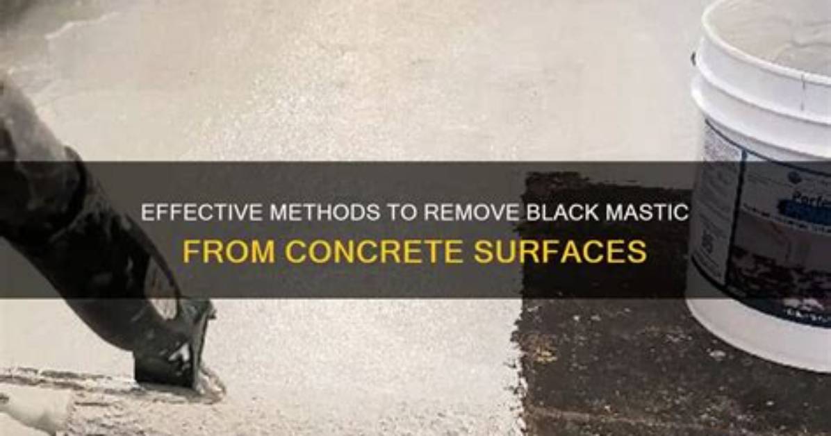 How Do I Remove Mastic from Concrete
