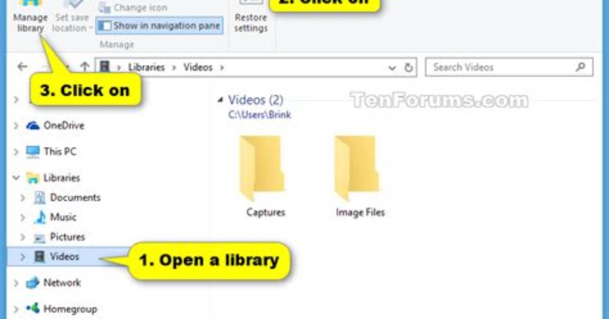 How Do I Remove the Library Folder in Windows 7?