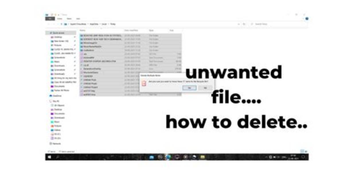 How Do I Remove Unwanted Files from Windows 10?