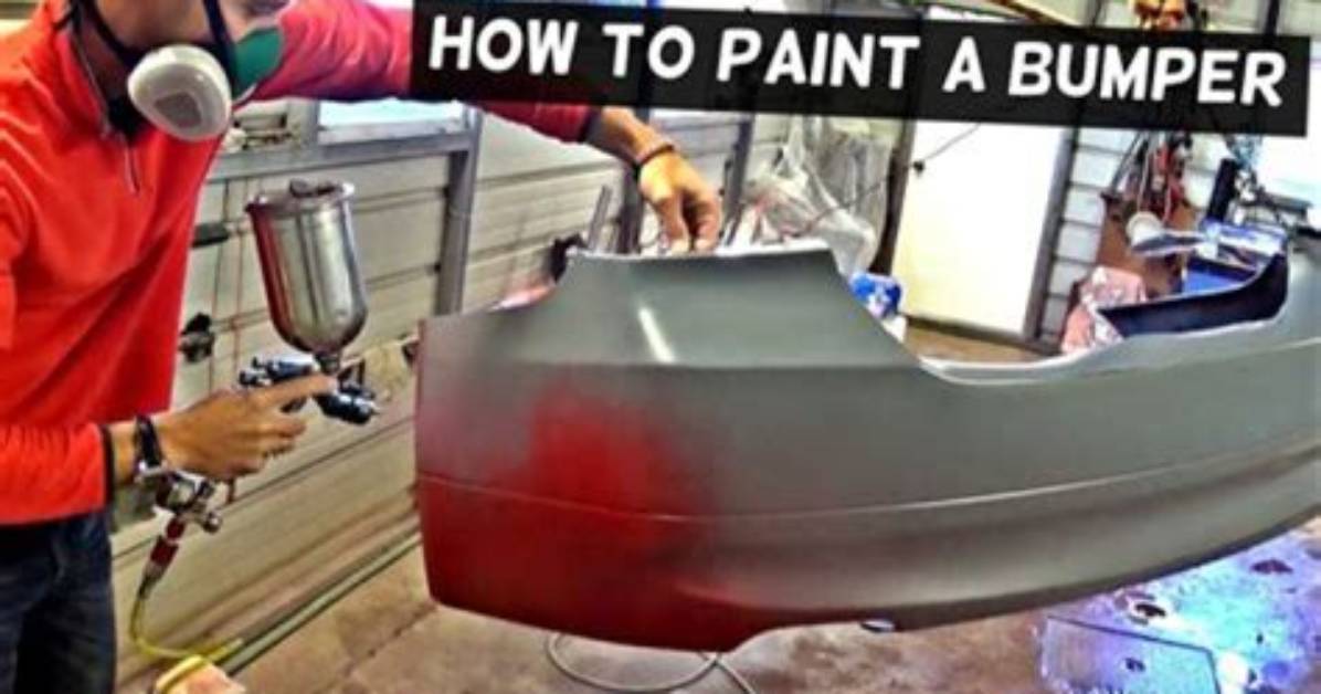 How Do I Repaint My Bumper